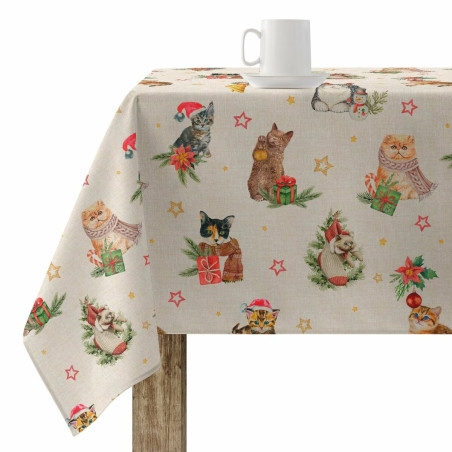 Stain-proof resined tablecloth Belum Christmas 100 x 140 cm