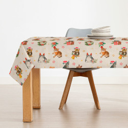 Stain-proof resined tablecloth Belum Christmas 100 x 140 cm