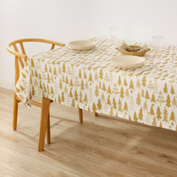 Stain-proof resined tablecloth Belum Christmas 100 x 140 cm