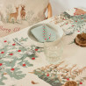 Stain-proof resined tablecloth Belum Christmas Deer 100 x 140 cm