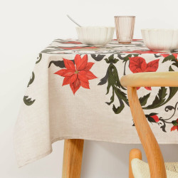 Stain-proof resined tablecloth Belum Christmas Symetric 100 x 140 cm