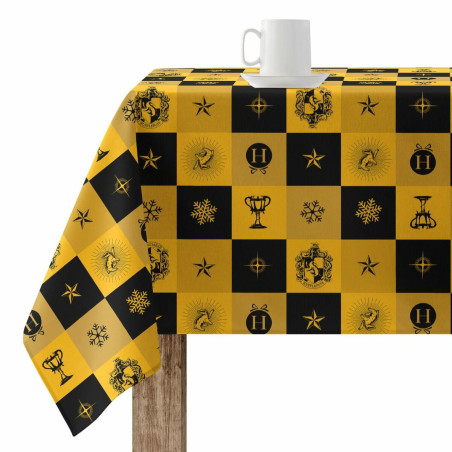 Stain-proof resined tablecloth Harry Potter Hufflepuff 100 x 140 cm