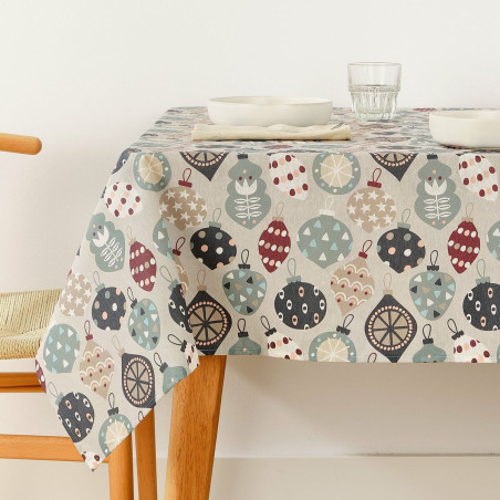 Stain-proof resined tablecloth Belum Merry Christmas 100 x 140 cm