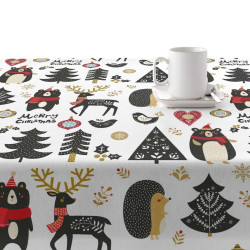 Stain-proof resined tablecloth Belum Merry Christmas 100 x 140 cm