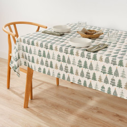 Stain-proof resined tablecloth Belum Merry Christmas 100 x 140 cm