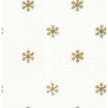 Stain-proof resined tablecloth Belum Snowflakes Gold 100 x 140 cm