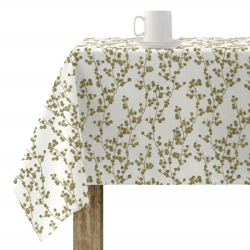 Stain-proof resined tablecloth Belum Tree Gold 100 x 140 cm