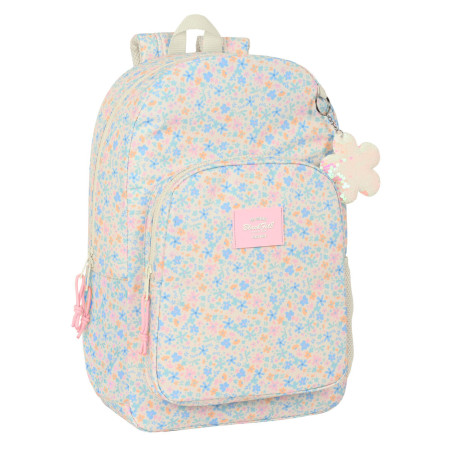 School Bag BlackFit8 Blossom Multicolour 30 x 46 x 14 cm