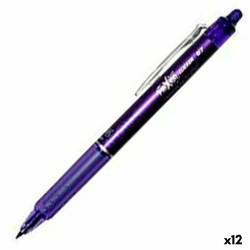 Pen Pilot Frixion Clicker Erasable ink Violet 0,4 mm 12 Units