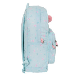 Laptop Backpack Moos Garden 32 x 43 x 14 cm Turquoise