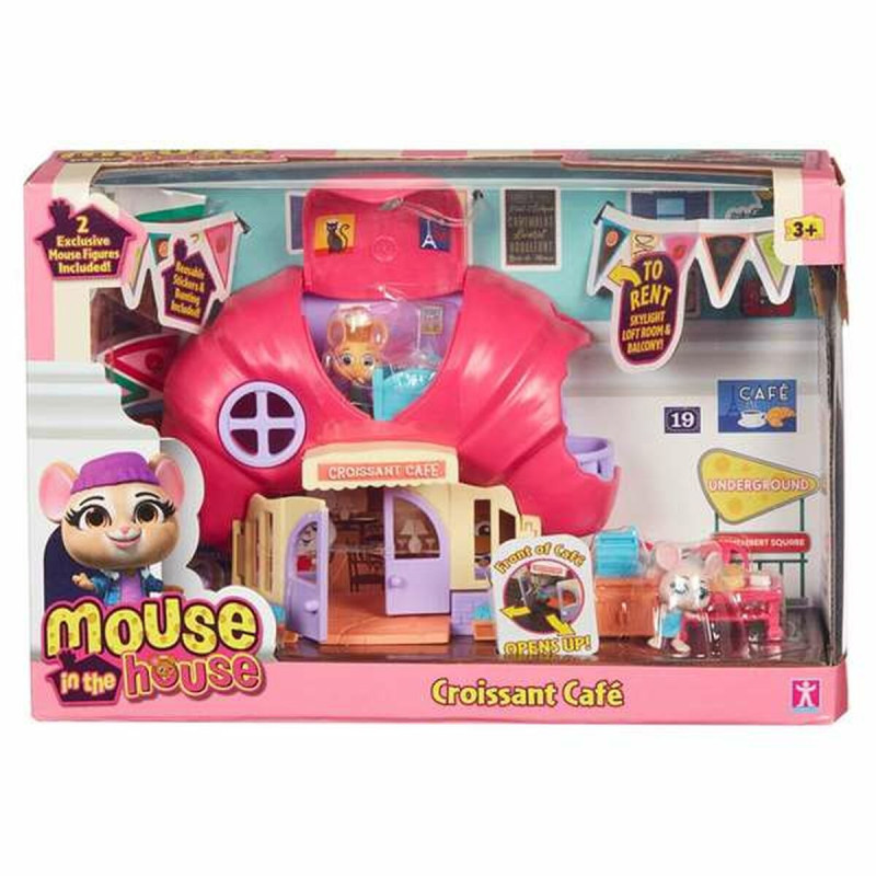 Playset Bandai Mouse In the House Croissant Cafe 24,16 x 8 cm