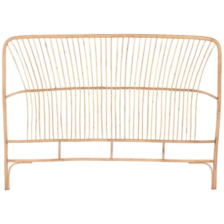 Headboard Home ESPRIT Brown Natural Light brown Bamboo 160 x 3 x 115 cm