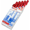 Permanent marker Edding 3000 Red (10 Units)