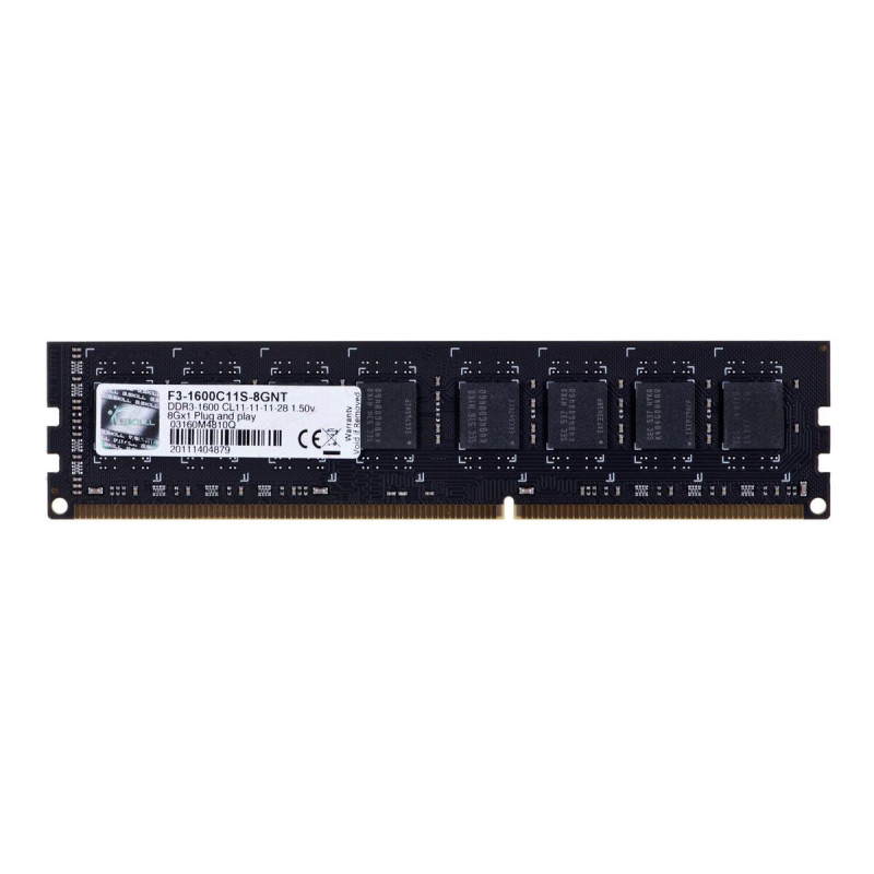 RAM Memory GSKILL DDR3-1600 CL5 8 GB