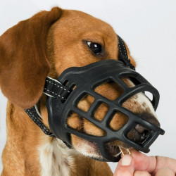 Muzzle Trixie Black Monochrome XL 37 cm