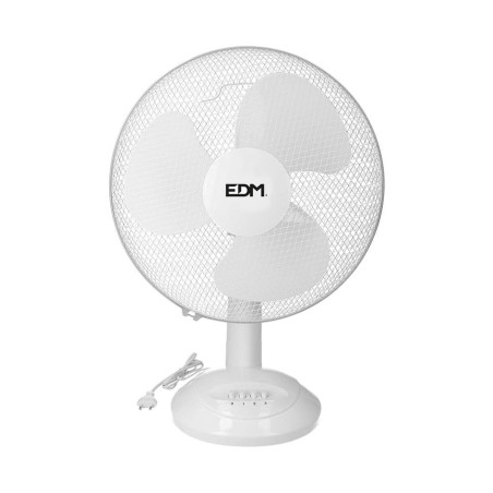 Table Fan EDM White 35 W Ø 30 x 48 cm