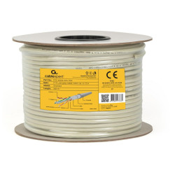 UTP Category 6 Rigid Network Cable GEMBIRD CAT6 FTP 100m 100 m Grey