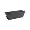 Plant pot Elho Black Anthracite Plastic Rectangular Modern