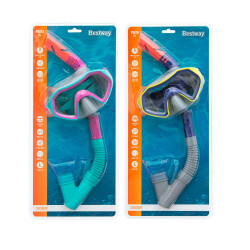 Snorkel Goggles and Tube for Children Bestway Multicolour