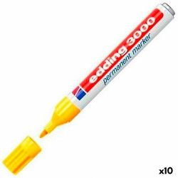 Permanent marker Edding 3000 Yellow (10 Units)