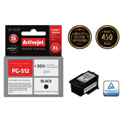 Original Ink Cartridge Activejet AC-512R Black