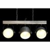 Ceiling Light DKD Home Decor Brown Silver Iron Mango wood 50 W 72 x 16 x 32 cm