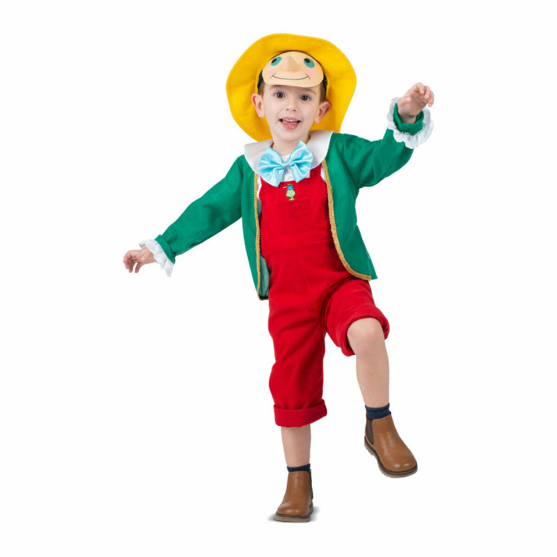 Costume for Adults My Other Me Pinocchio Red Green