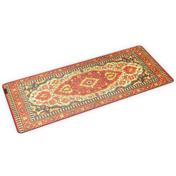 Non-slip Mat Krux Space XXL Carpet Red Multicolour