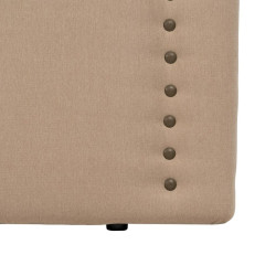 Headboard Synthetic Fabric Beige