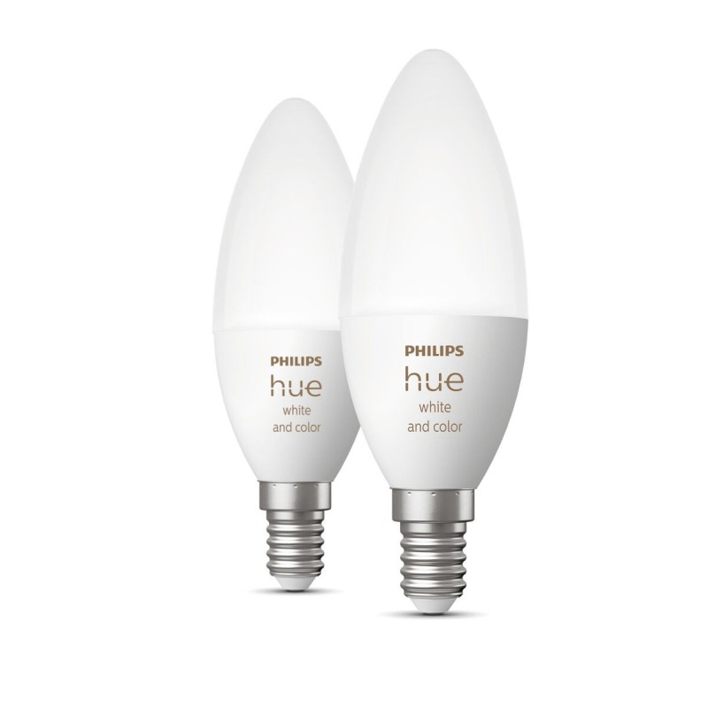 LED lamp Philips Paquete doble E14 White G E14 470 lm (6500 K) (2 Units)