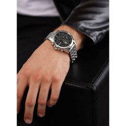 Men's Watch Police PEWJK0004605 Black Silver