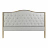 Headboard DKD Home Decor Grey Multicolour Natural Light grey Wood Rubber wood 180 x 10 x 120 cm