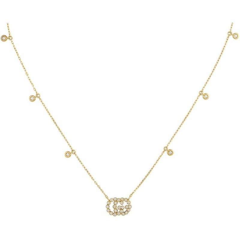 Ladies'Necklace Gucci GG RUNNING Golden