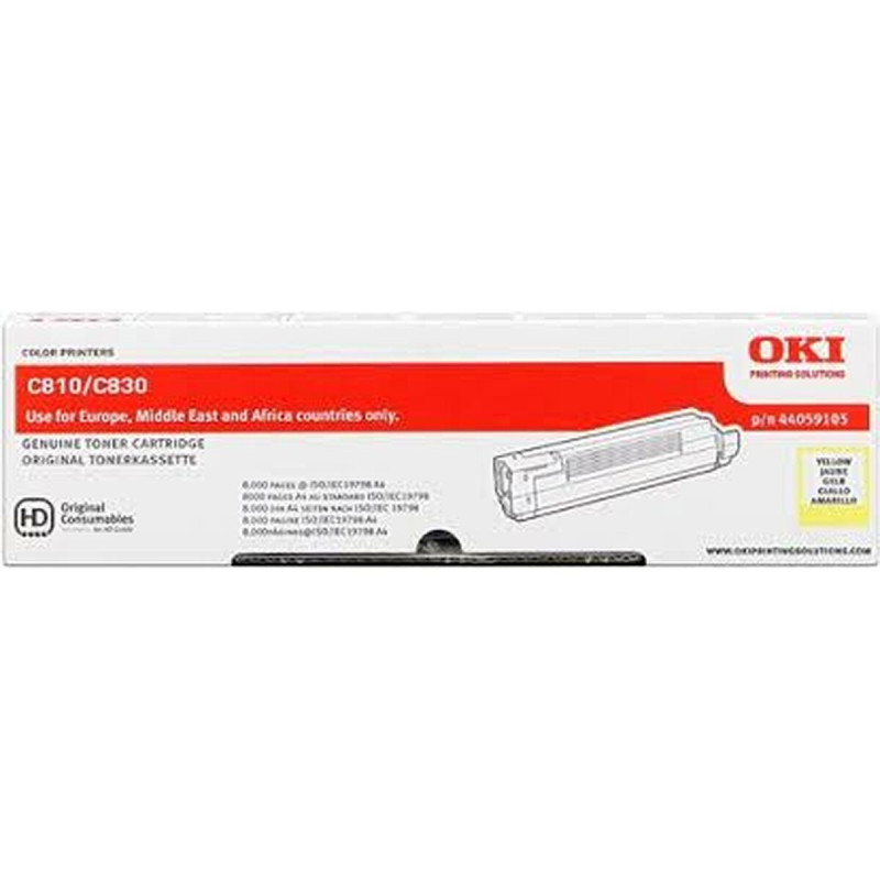 Toner OKI 44059105 Yellow