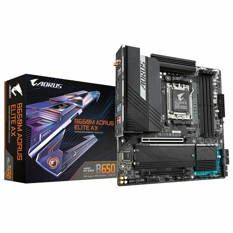 Motherboard Gigabyte B650M AORUS ELITE AX AMD AMD B650 AMD AM5