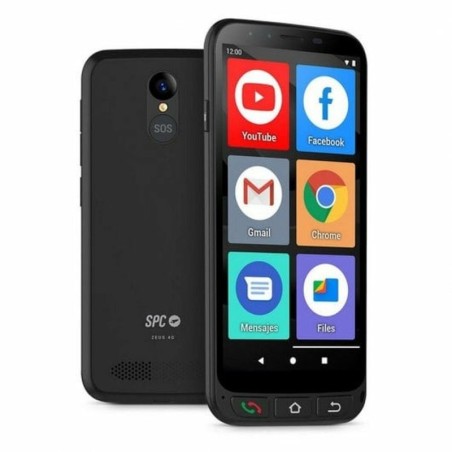 Mobile telephone for older adults SPC Zeus 4G 5,5" HD+ 1 GB RAM 16 GB MediaTek Helio A22 1 GB RAM 16 GB Black