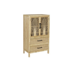 Chest of drawers DKD Home Decor Natural Brown Rattan (61 x 34 x 108 cm) (61,5 x 35 x 109 cm)