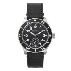 Men's Watch Nautica HUSTON Black (Ø 44 mm)