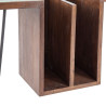 Desk 140 x 35 x 77 cm Metal Wood