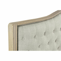 Headboard DKD Home Decor Beige Natural Wood Rubber wood 180 x 10 x 120 cm