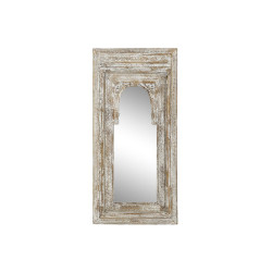 Wall mirror Home ESPRIT White Wood 68 x 8 x 145 cm