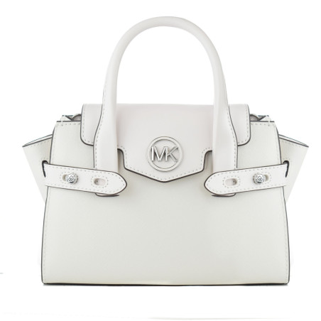 Women's Handbag Michael Kors 35S2SNMS5L-OPTIC-WHITE White 22 x 16 x 10 cm