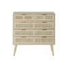 Chest of drawers DKD Home Decor Natural Paolownia wood MDF Wood Scandi 80 x 39,5 x 81 cm