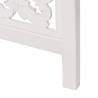 Headboard 180 x 123 cm Wood White DMF