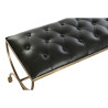 Foot-of-bed Bench DKD Home Decor 90 x 38 x 52 cm Golden Metal Green Metallic