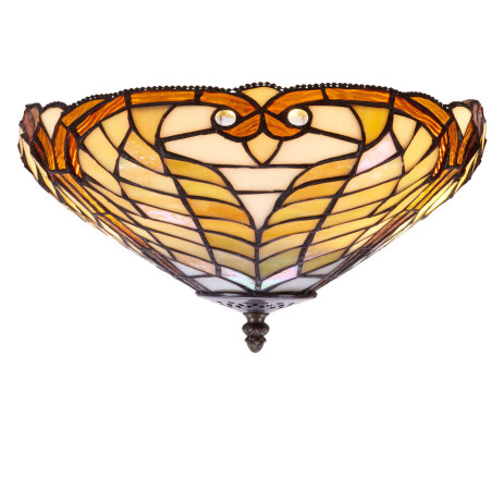 Ceiling Light Viro Dalí Amber Iron 60 W 40 x 30 x 40 cm