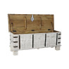 Chest DKD Home Decor Metal White Mango wood (116 x 40 x 45 cm)