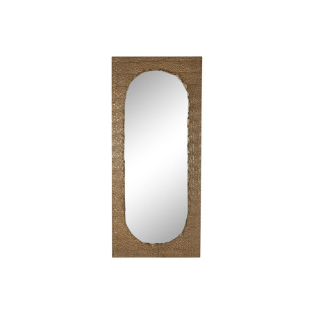 Wall mirror Home ESPRIT Golden Metal 80 x 6 x 180 cm