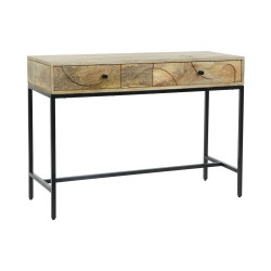 Console DKD Home Decor Metal Mango wood 108 x 38 x 76 cm