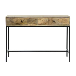 Console DKD Home Decor Metal Mango wood 108 x 38 x 76 cm